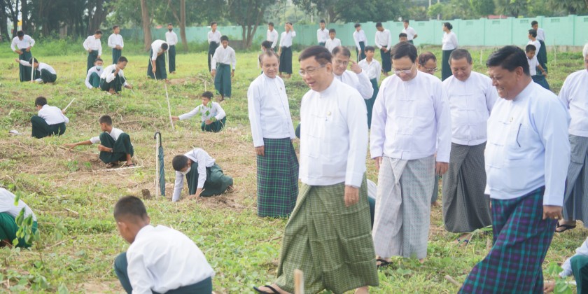 Monsoon Tree Planting: MOE organized a ceremony in Nay Pyi Taw ...