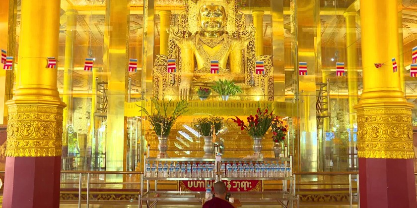 Mann Shwe Sett Taw Pagoda: Teeming with pilgrims on Waso full-moon day ...
