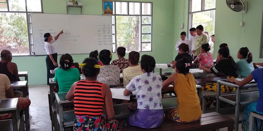 Promoting Education: Basic Literacy Classes in Chaungsone Township ...