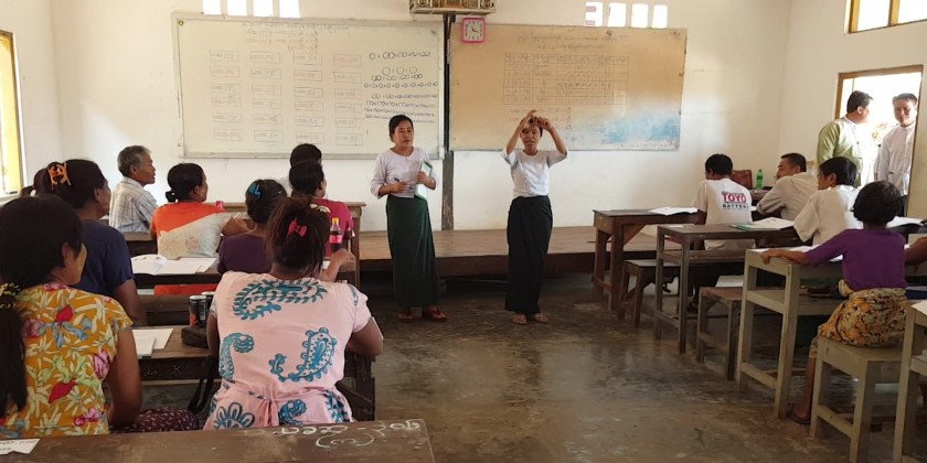 Promoting Education: Basic Literacy Classes in Chaungsone Township ...