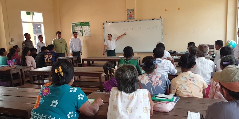 Promoting Education: Basic Literacy Classes in Chaungsone Township ...