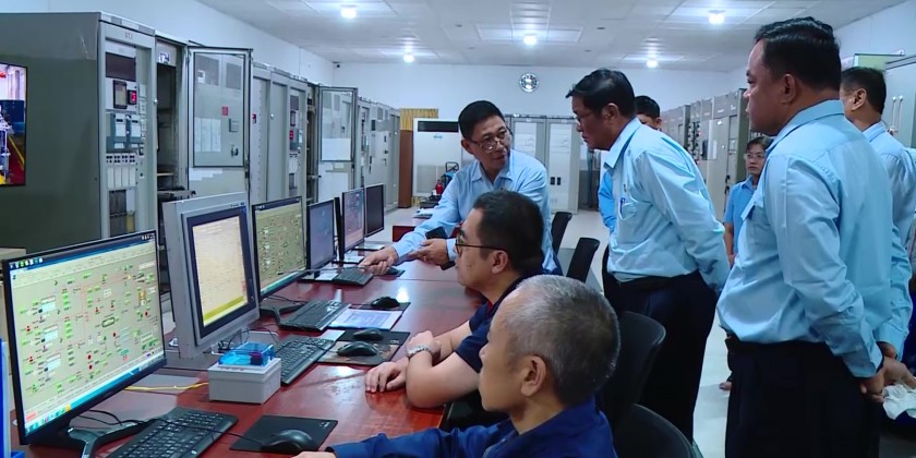 Power Transmission: MOEP Union Minister inspects power plants in Yangon ...