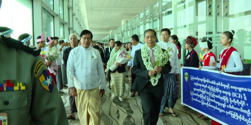 Back Home: Myanmar ICJ delegation welcomed back in Yangon | Myanmar ...