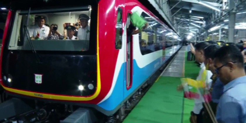 DEMU Train Service Launched: Yangon–Mawlamyine–Yangon route train ...