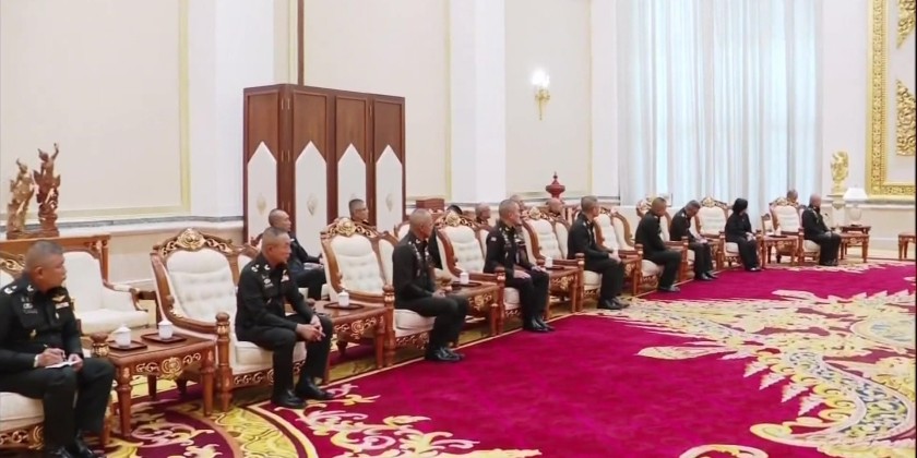 Receiving Delegation of RTARF: C-in-CDS received delegation of Royal ...