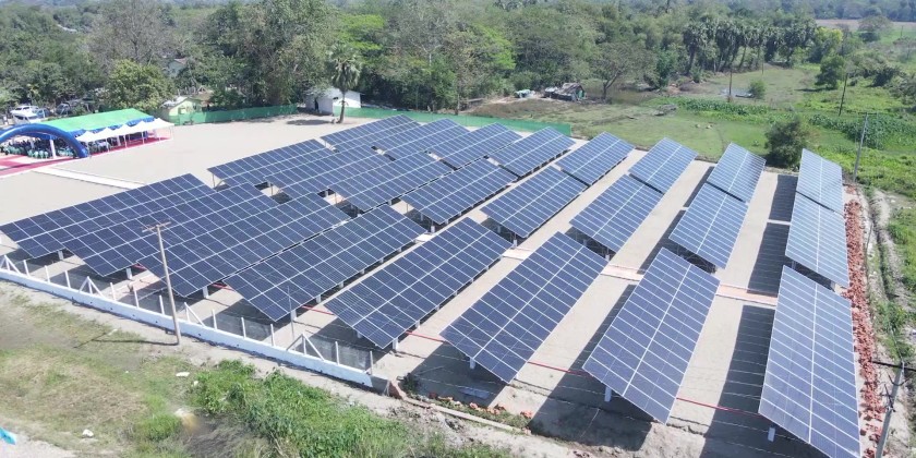 Solar-Powered Water Pumping : YGN Region CM attended the inauguration ...