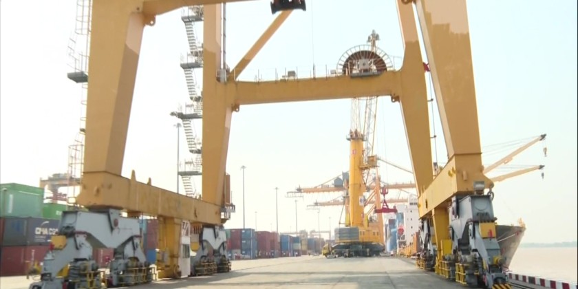 Visiting Port Terminal: SAC Chairman visits AWPT in Yangon | Myanmar ...