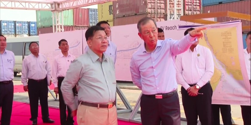 Visiting Port Terminal: SAC Chairman visits AWPT in Yangon | Myanmar ...