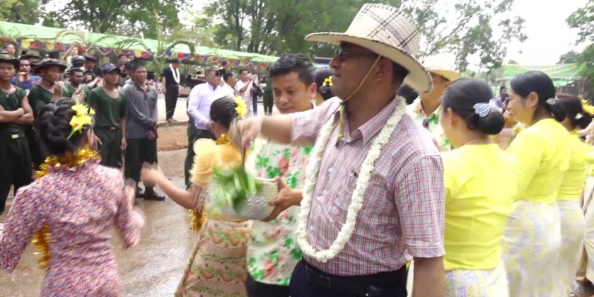 Thingyan in Hopone: Celebration at Military Computer & Technological ...