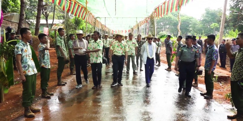 Thingyan in Hopone: Celebration at Military Computer & Technological ...