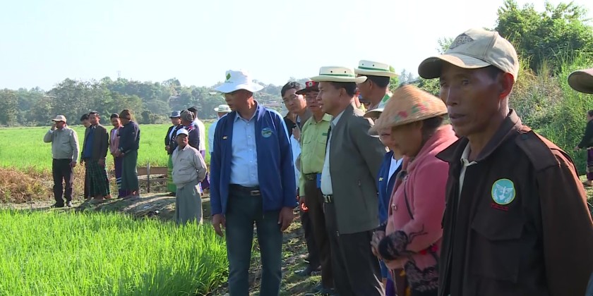 Attending Field Demonstration : Sagaing Region CM attended the ...