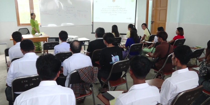 Basic Receptionist Training: Mon State CM gave an opening speech ...