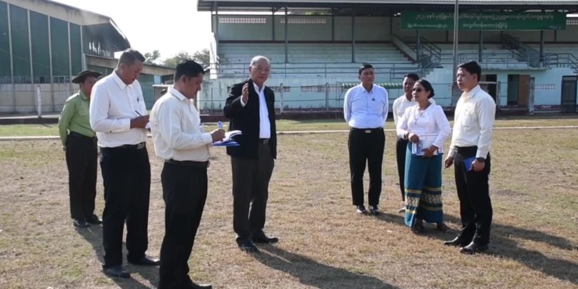 Inspection Tour: Sports facilities in Mon and Kayin States inspected ...