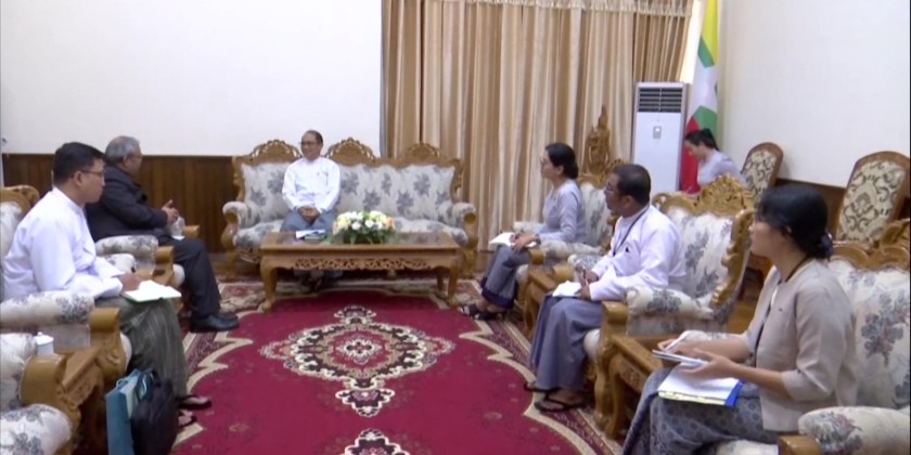 Meeting with SG of BIMSTEC: MOFA UM receiving SG of BIMSTEC | Myanmar ...