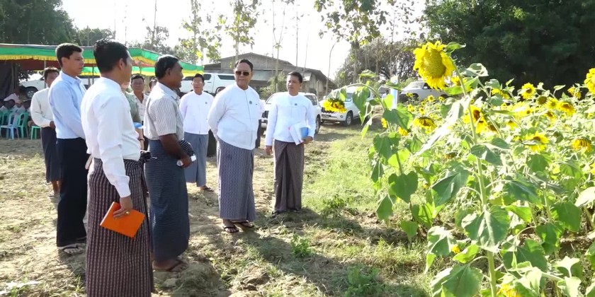 Rural Development: MCRD Union Minister tours in Nay Pyi Taw | Myanmar ...