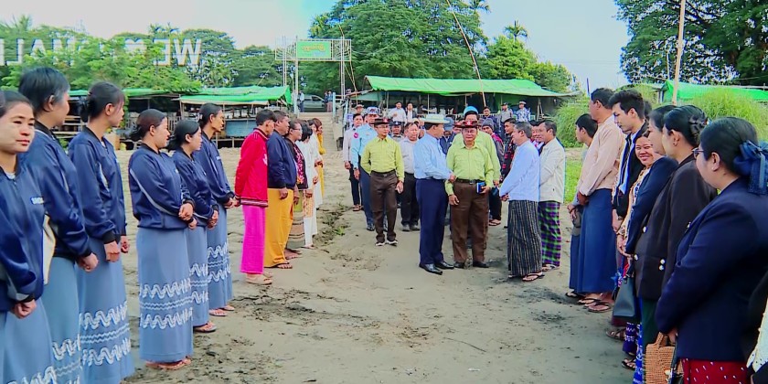 Tour in Homalin : Sagaing Region Chief Minister visits Homalin ...