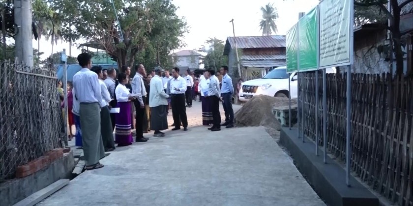 Rural Development : MCRD Union Minister tours in Nay Pyi Taw | Myanmar ...