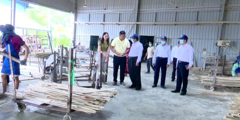 MSME Development: Union Minister inspects local businesses in Nay Pyi ...