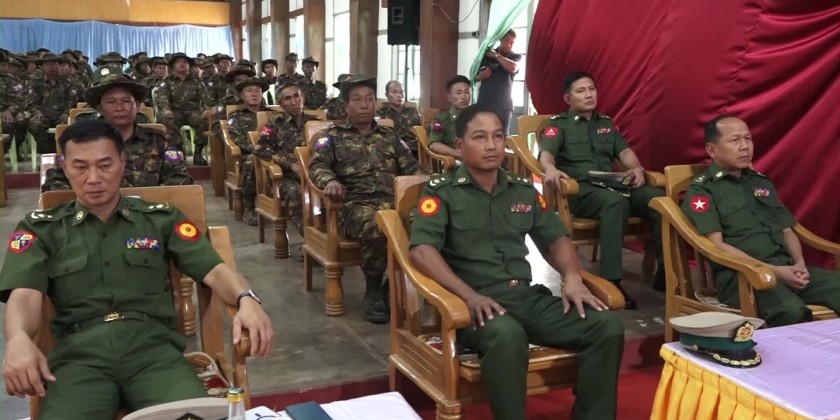 Providing assistances: Shan State CM provided cash and rice to militia ...