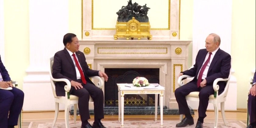 Myanmar / Russia : Two Leaders Hold Discussion in Moscow | Myanmar ...