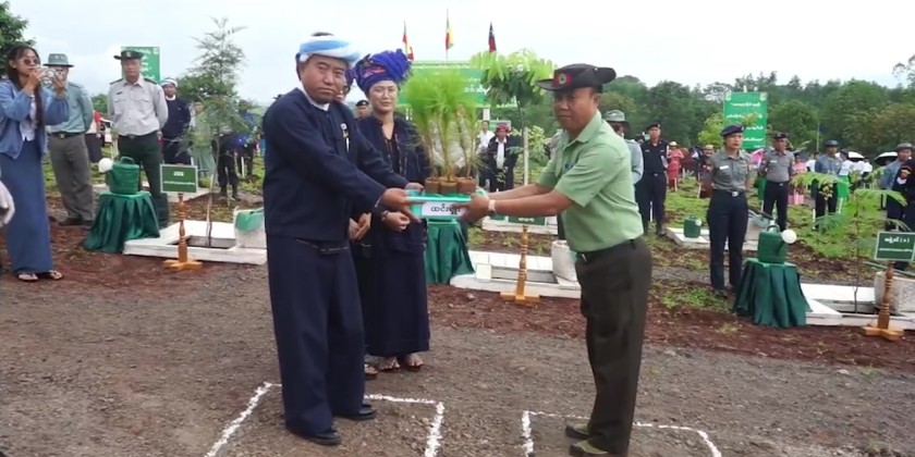 Monsoon Tree Planting : Collective tree planting held in Hopong ...
