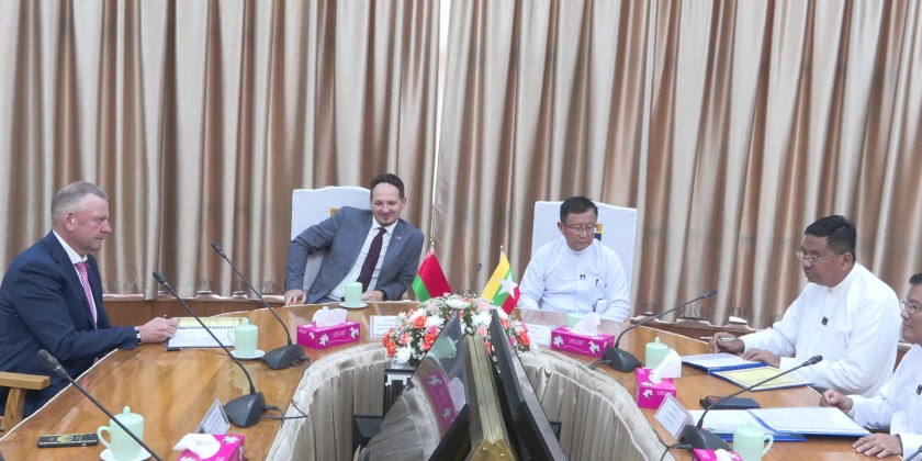 Bilateral Cooperation: MOFR UM received delegation of Belarus | Myanmar ...