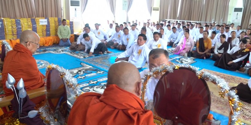 Waso Robe Offering Ceremony: Over 73 million kyats worth offertories ...