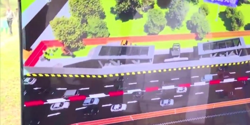 New underpass construction: Construction of new pedestrian underpass in ...
