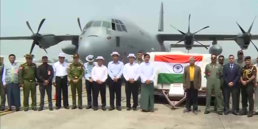 India Assistance: Relief supplies and rescue team from India arrive ...