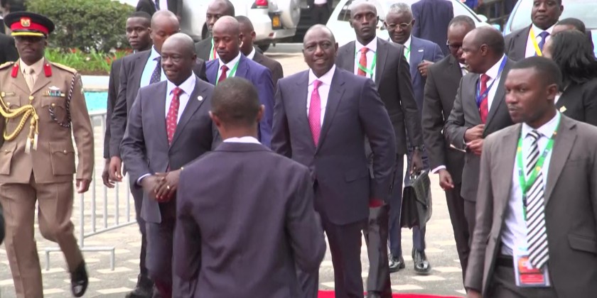 Delegates arrive for the first Africa Climate Summit in Kenya | Myanmar ...