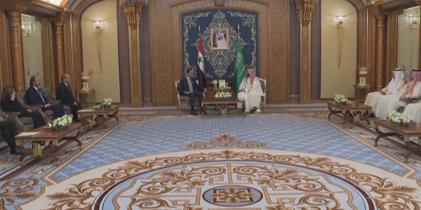 Assad meets Saudi Crown prince on sidelines of Arab summit | Myanmar ...
