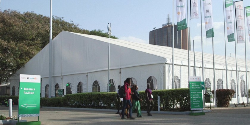 Images of preparations for African climate summit in Kenya's capital ...