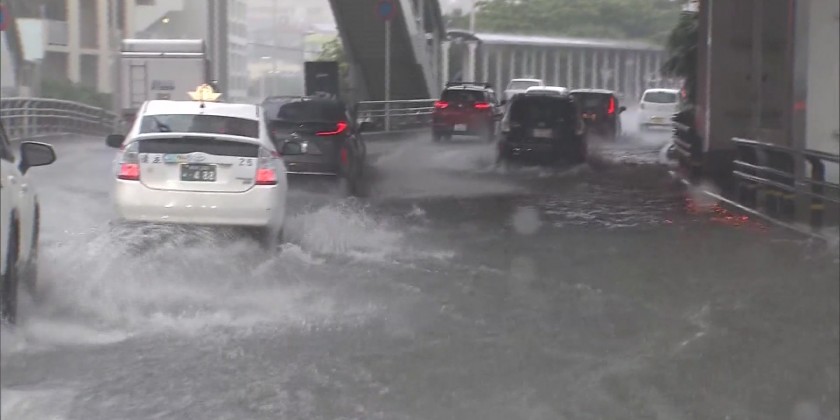Torrential rain caused severe flooding in Okinawa | Myanmar ...