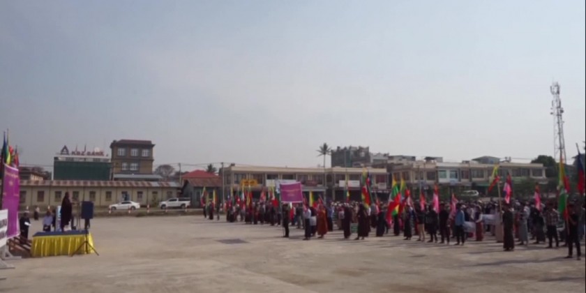 Peaceful Rally: Condemning terrorist activities in Pa-O villages ...