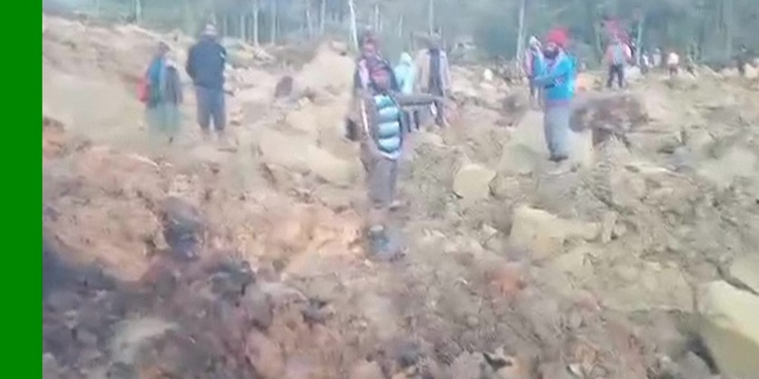 Massive landslide hits Papua New Guinea, many feared dead | Myanmar ...