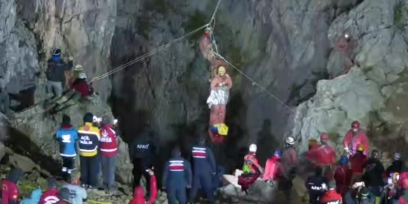 US explorer rescued after nine days in Turkish cave | Myanmar ...
