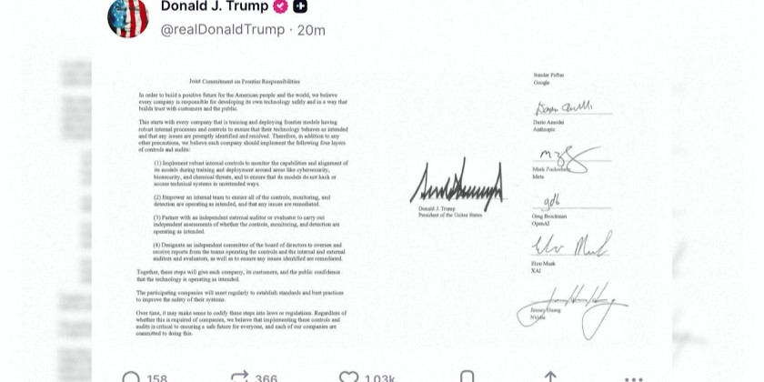 Trump, tech leaders sign AI safety pledge | Myanmar International TV