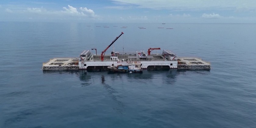 China's largest semi-submersible fish farming platform goes into ...
