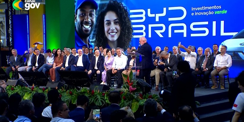 Brazilian President Lula inaugurates BYD electric car factory in Bahia ...
