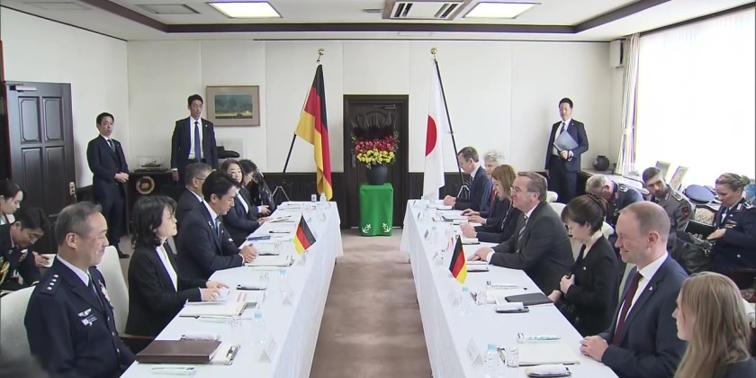 Japan, Germany to consult with each other to ensure regional peace ...