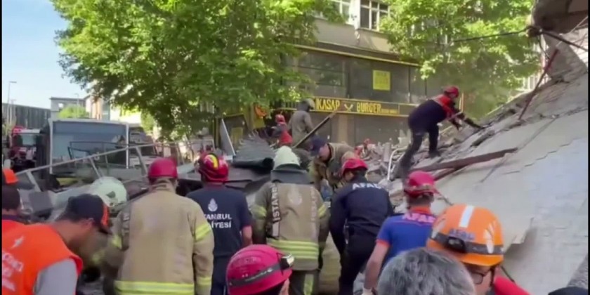 Building collapse in Istanbul | Myanmar International TV