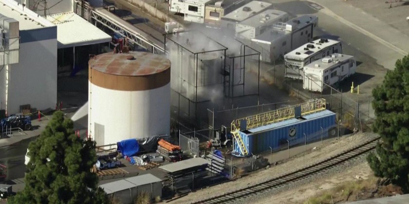 Thousands ordered to evacuate around leaking California chemical tank ...