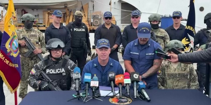 Ecuador seizes 10 tons of cocaine in 21 days of operations in ...