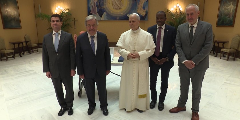 The UN Secretary-General met with His Holiness Pope Leo XIV in Vatican ...
