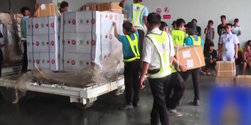 Handover ceremony: Donations made by India Government arrives | Myanmar ...