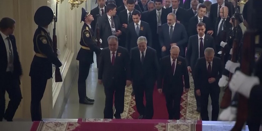 Putin and CIS leaders arrive for informal breakfast | Myanmar ...