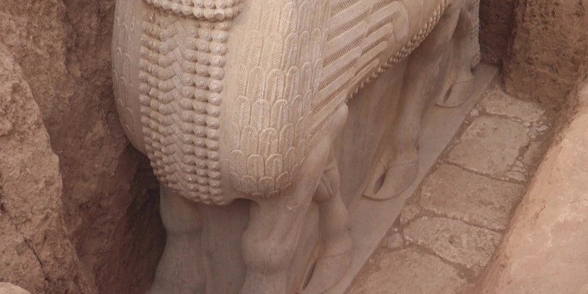 Iraq dig unearths 2,700-year-old winged sculpture largely intact ...
