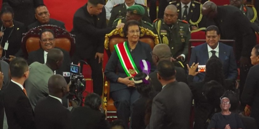 Jennifer Geerlings-Simons is sworn in as first woman president of ...