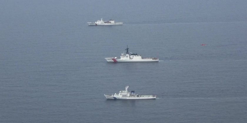 US, Japan, South Korea coastguards hold first joint search and rescue ...