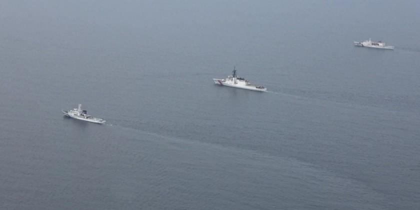 US, Japan, South Korea coastguards hold first joint search and rescue ...